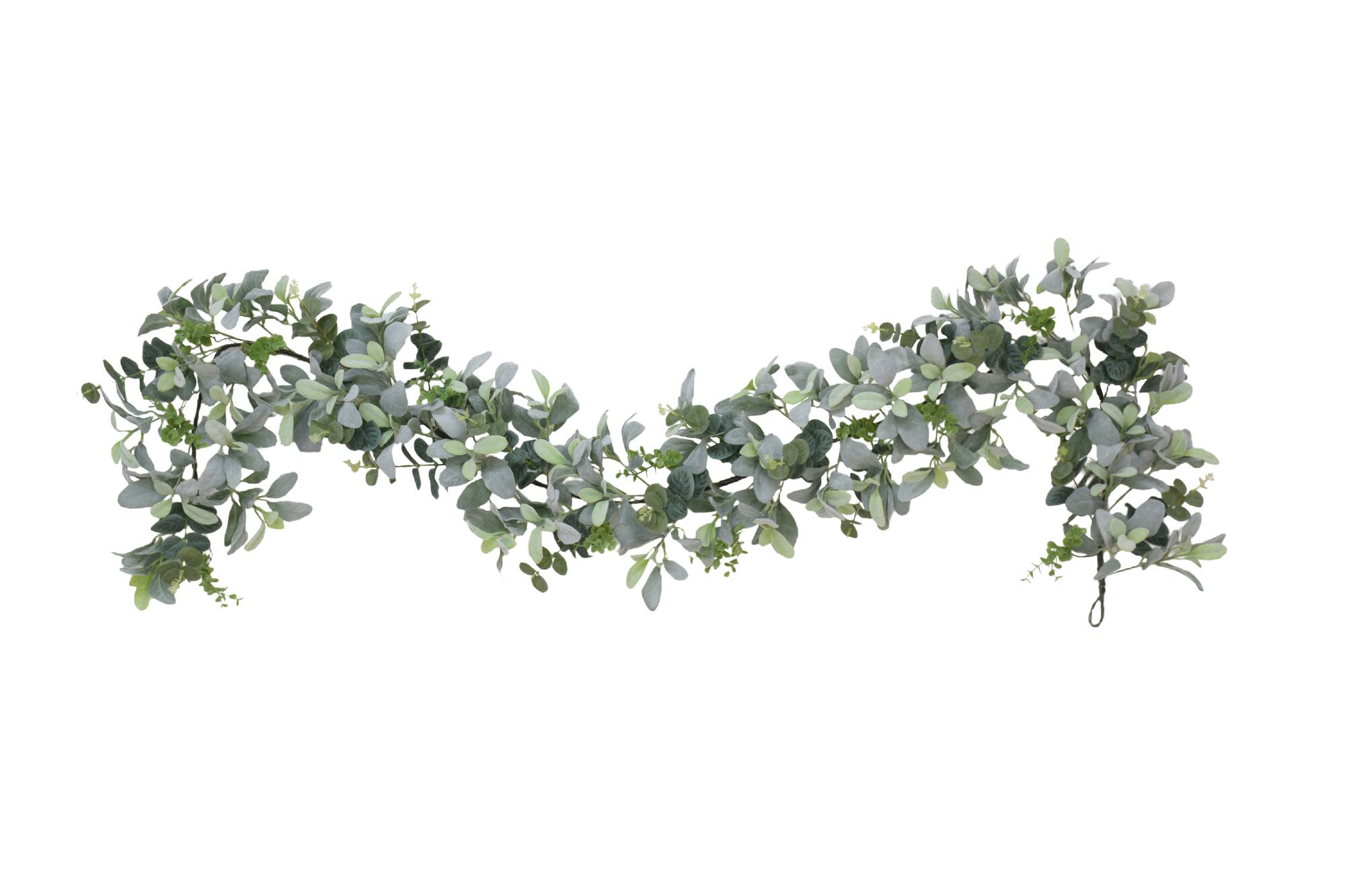 6 Pack: 6ft. Green Lambs Ear Garland